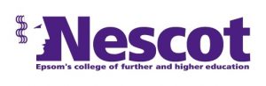 Nescot logo for examples of clients